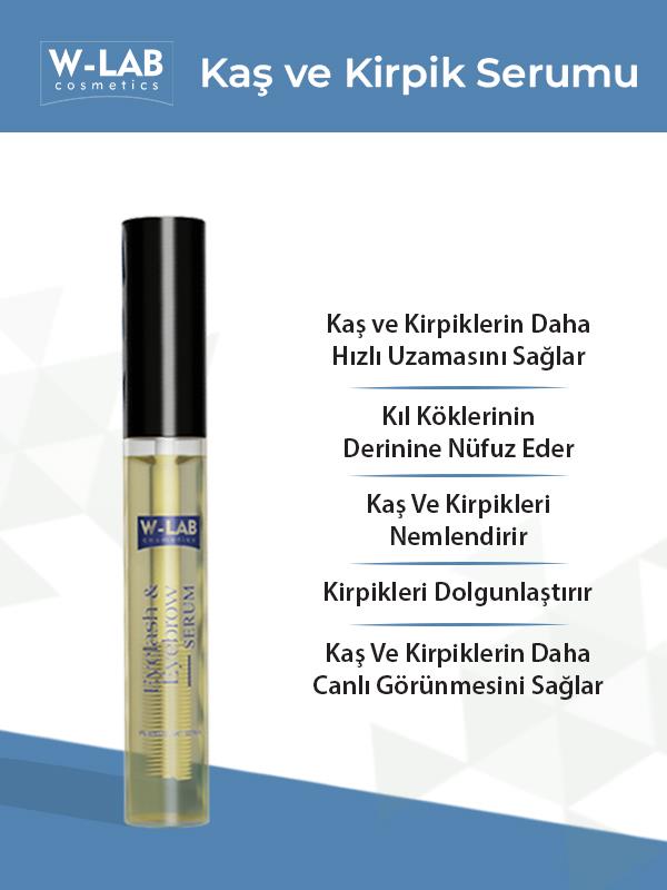 W-Lab Kozmetik Kaş Kirpik Serumu 10 ML W-Lab Kozmetik Kaş Kirpik Serumu 10 ML
