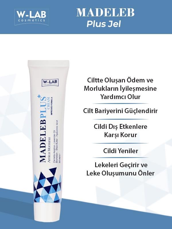 W Lab Kozmetik Madeleb Plus Krem 50 ML W Lab Kozmetik Madeleb Plus Krem 50 ML