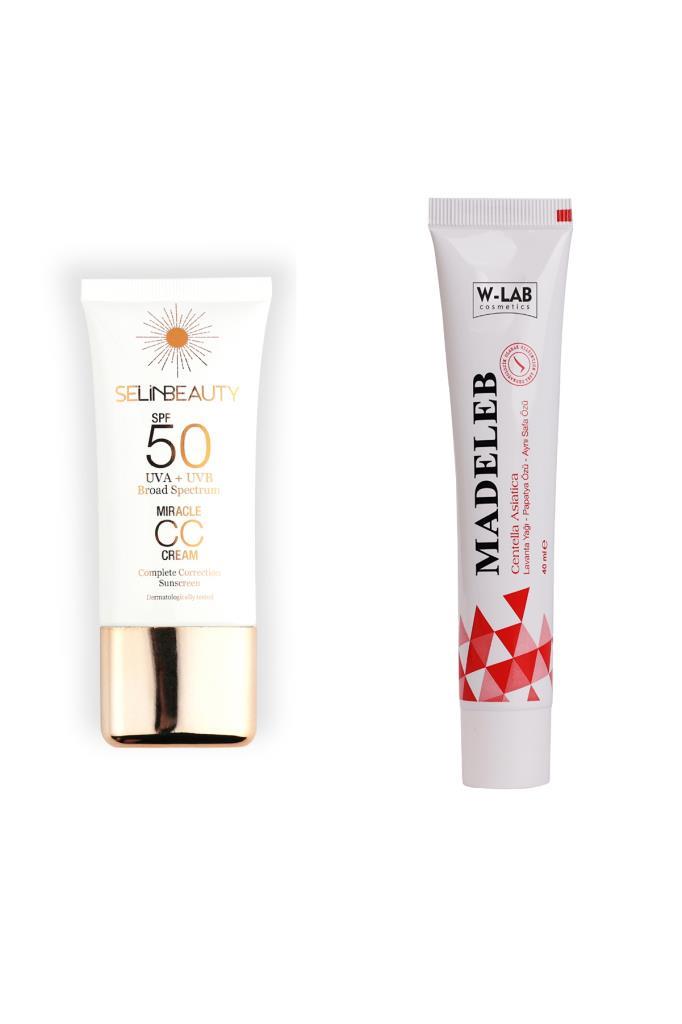 W Lab Madeleb Krem ve CC Krem Set W Lab Madeleb Krem ve CC Krem Set