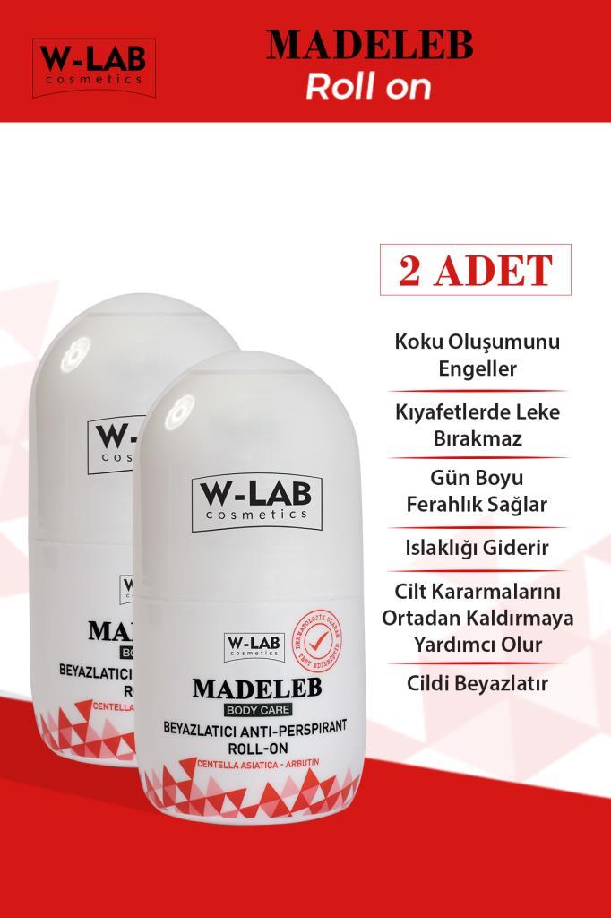 W-Lab Madeleb Roll On 50 ml 2 li Paket W-Lab Madeleb Roll On 50 ml 2 li Paket